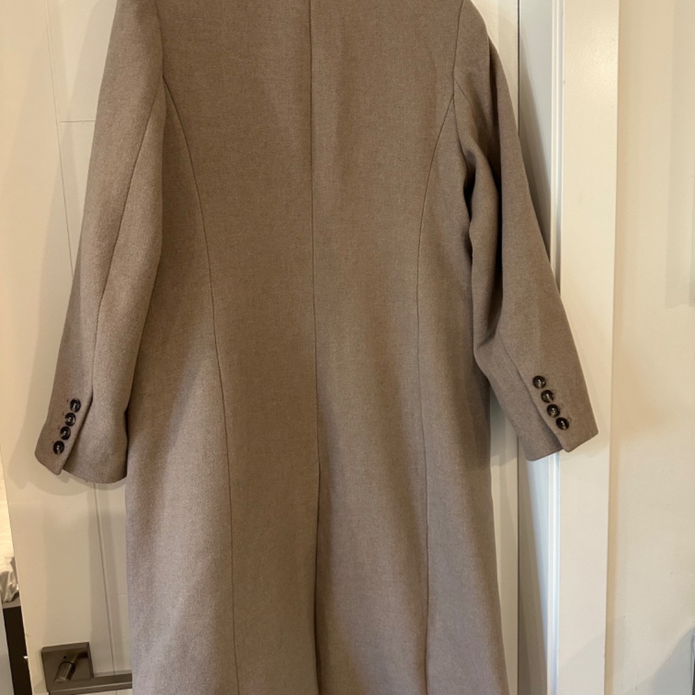Long wool oversized coat - Picture 3 of 3